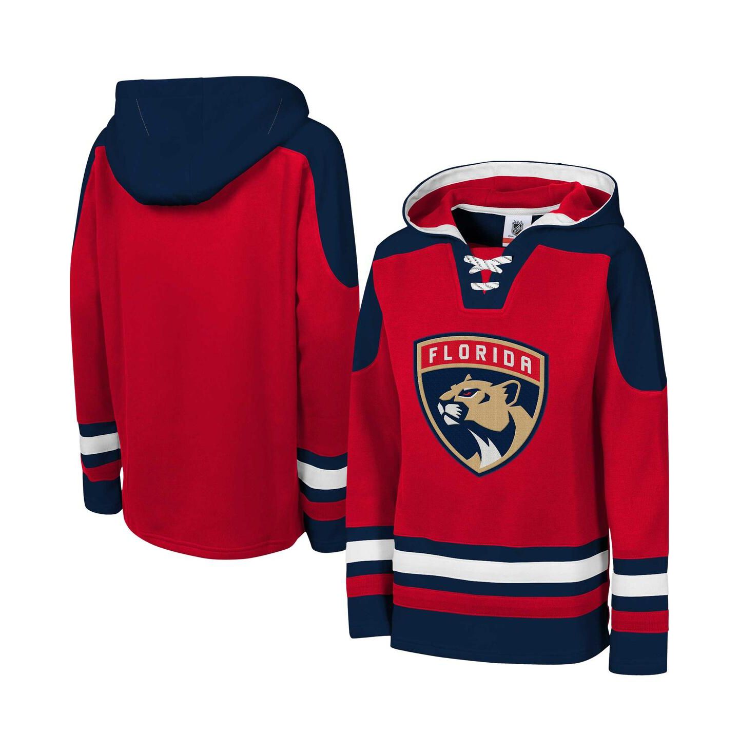 Детское худи Outerstuff Red Florida Panthers Must Have Home V-Neck Pullover — фото 1