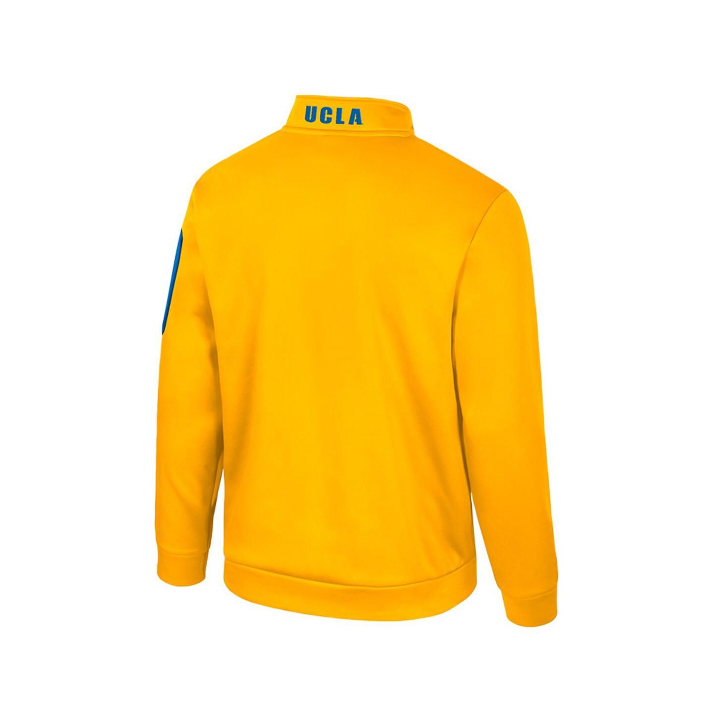 Мужская куртка Colosseum Gold Ucla Bruins Mainframe Quarter-Zip Fleece — фото 2