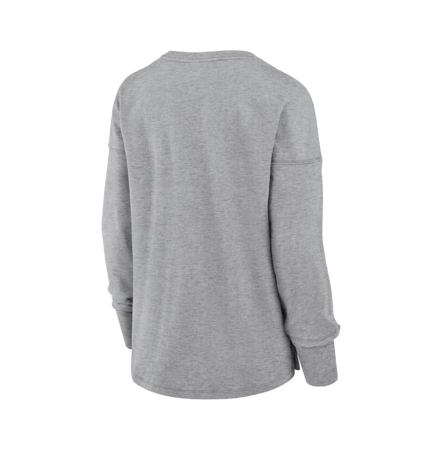 Женская футболка Fanatics Heather Gray Dallas Cowboys Hometown Legacy Long Sleeve — фото 3
