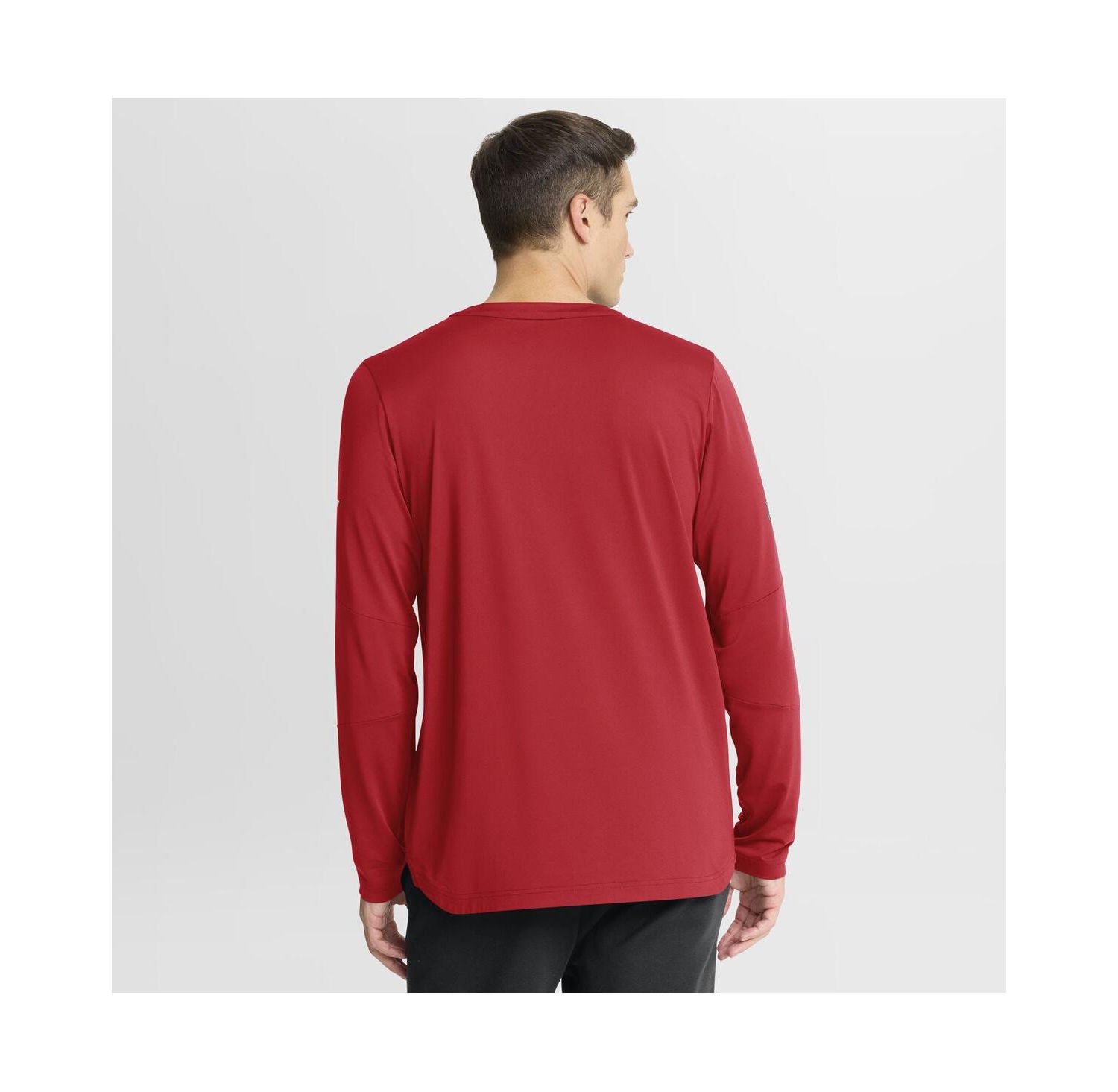 Men's Red Detroit Red Wings Authentic Pro Centennial Rink Tech Long Sleeve T-Shirt