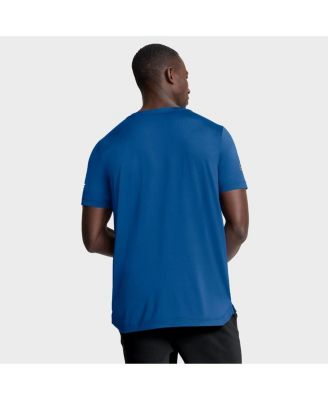 Men's Blue New York Rangers Authentic Pro Rink Centennial Tech T-Shirt