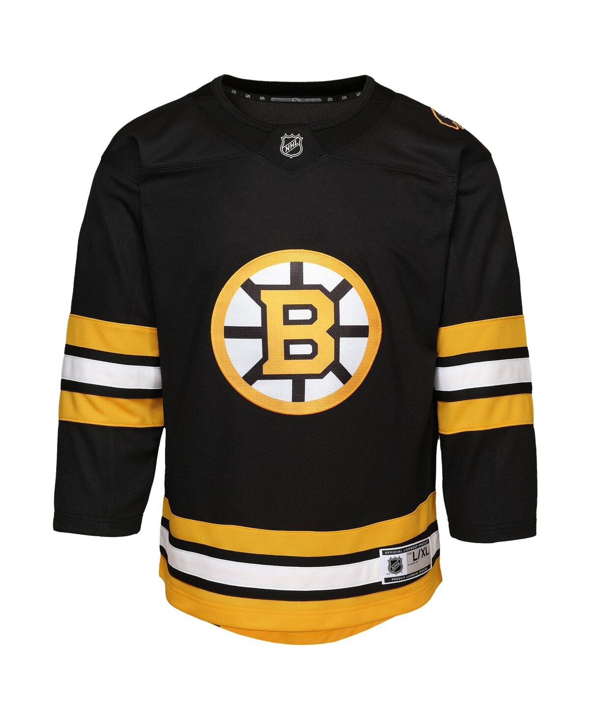 Outerstuff Toddler David Pastrnak Black Boston Bruins Home Replica Player Jersey