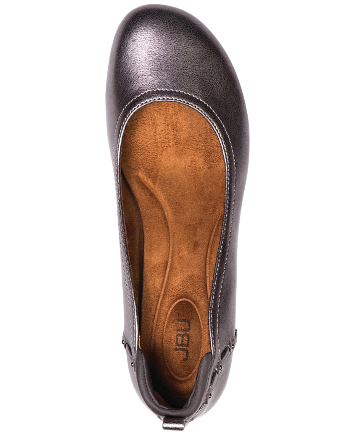 Jbu Women's Vivian Round Toe Flats In Gray