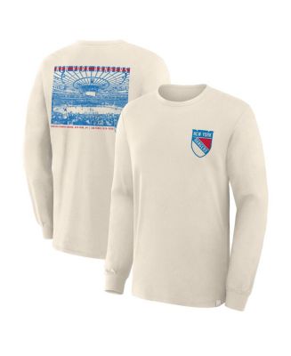 Fanatics Men's Beige New York Rangers Centennial Long Sleeve T-Shirt ...