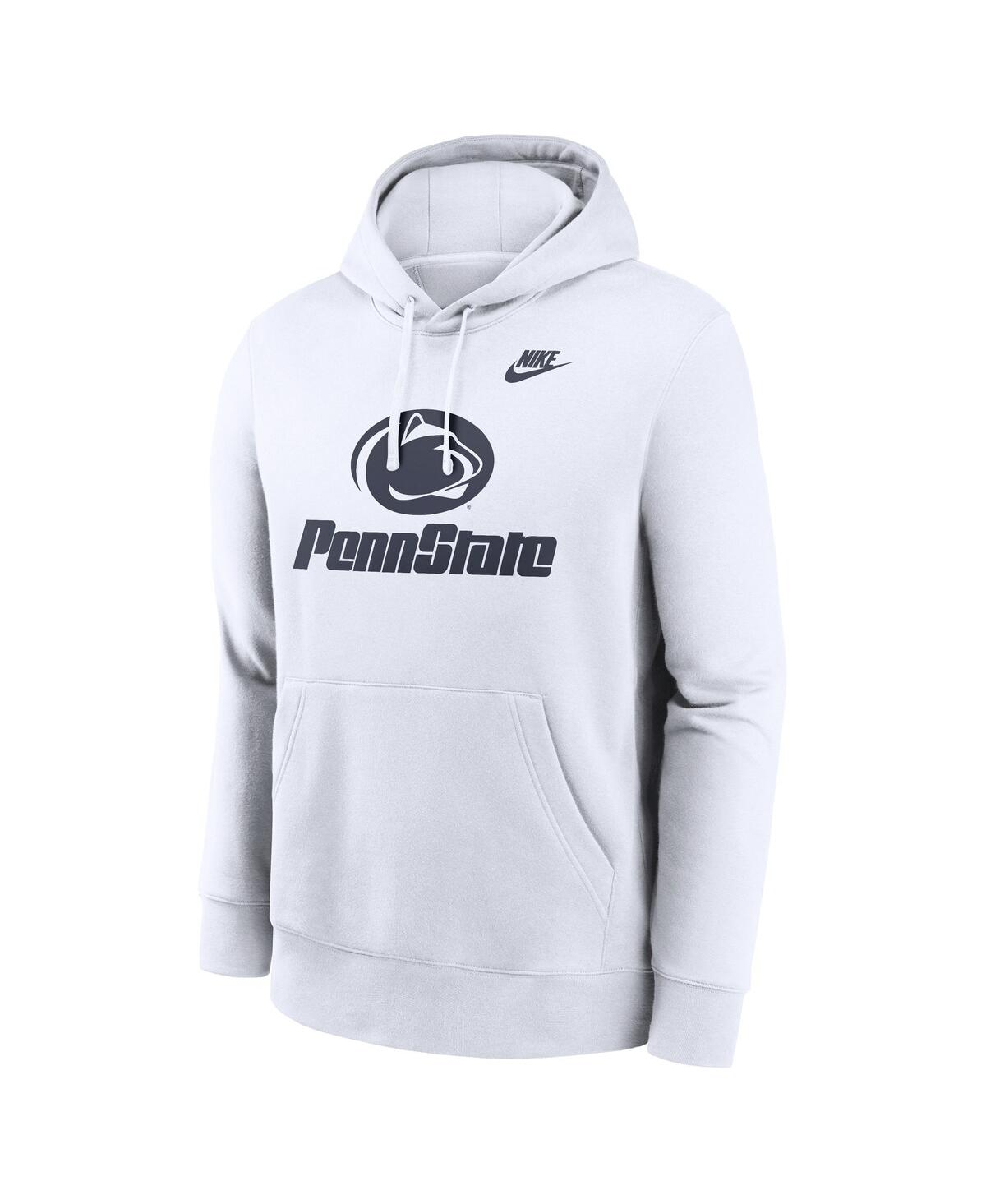 Nike Men's White Penn State Nittany Lions Vault Club Hoodie