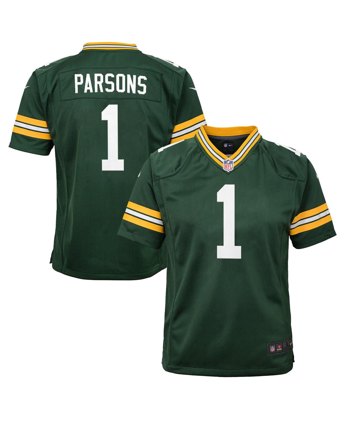 Nike Big Boys and Girls Micah Parsons Green Bay Packers Game Player Jersey
