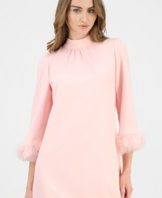 Petite Mock Neck Sheath Dress