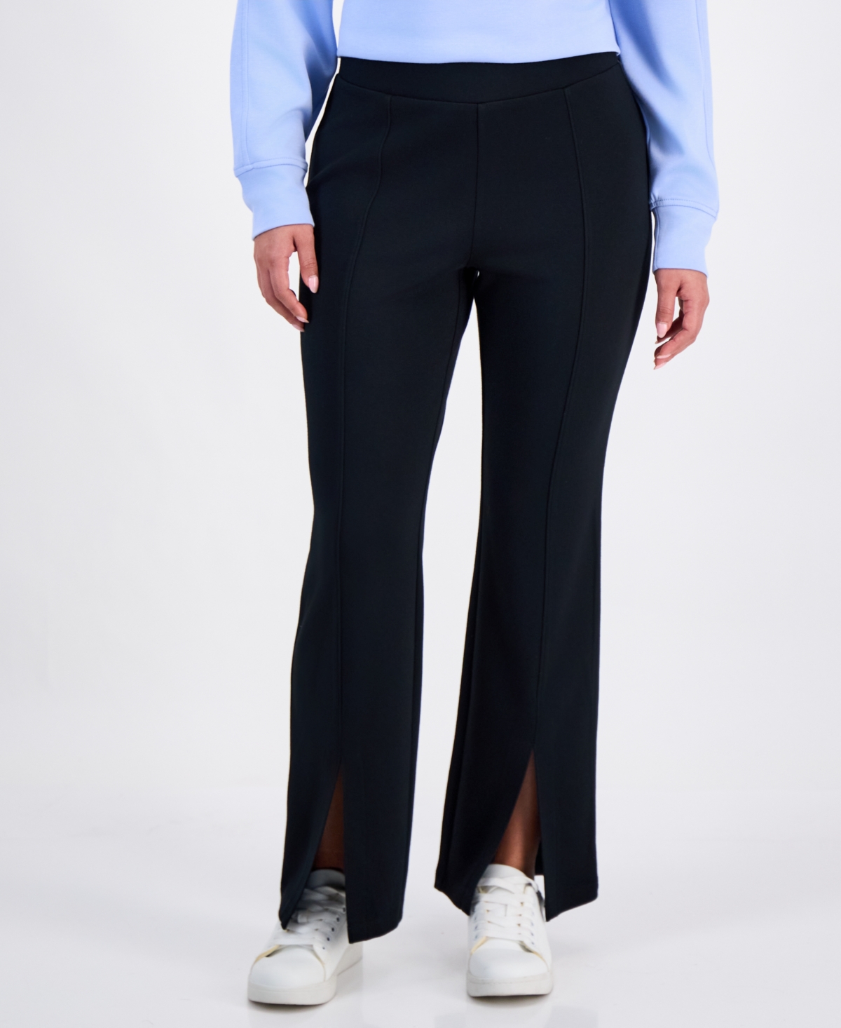 Inc International Concepts Petite High-rise Pants, Macy's Exclusive In Blue