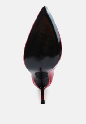 Womens Urchin Croc High Stiletto Heel Pumps