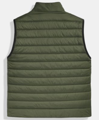 Men's Barvino2435 Slim-Fit Quilted Full-Zip Liner Vest