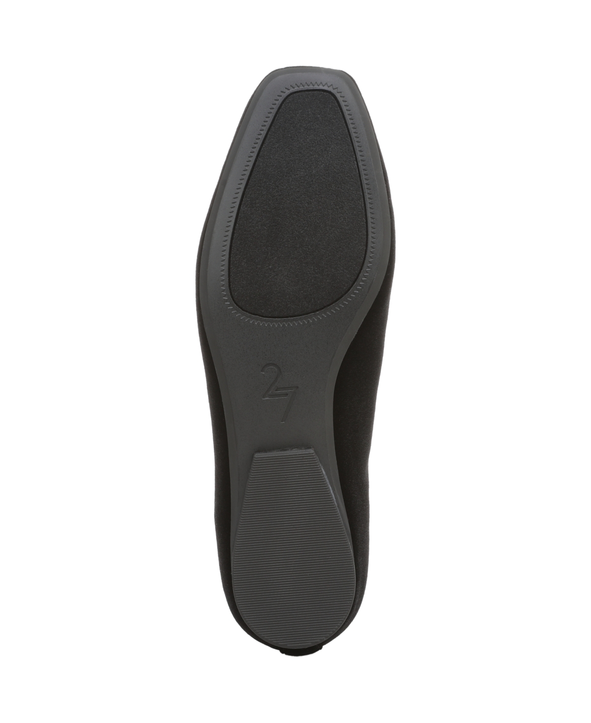 Naturalizer Carla Square Toe Ballet Flats In Black