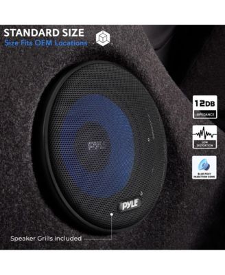 6.5'' Two-Way Component Speaker System, 360W, 4 Ohm, Blue (Pair)