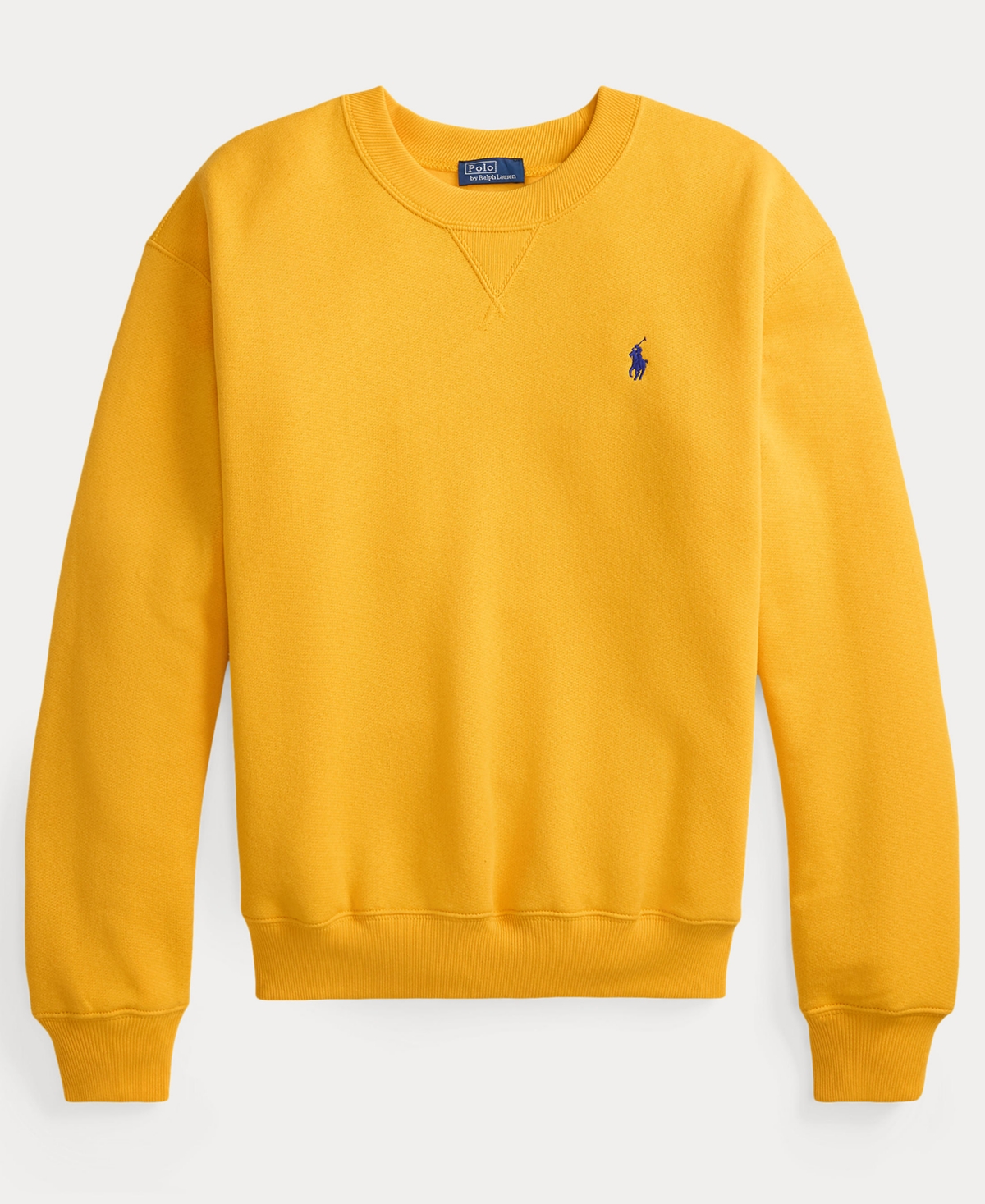 Polo Ralph Lauren Women's Fleece Crewneck Sweatshirt In Yellow