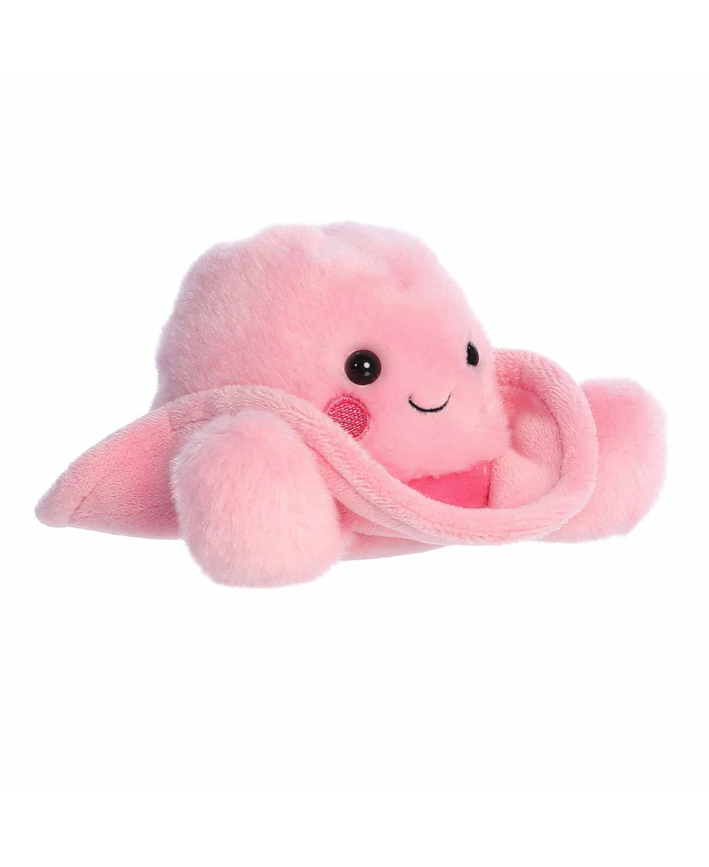 Детская мягкая игрушка Aurora Palm Pals Sally Pink Cowgirl Hat Mini 5" Plush, цвет: Розовый — фото 1
