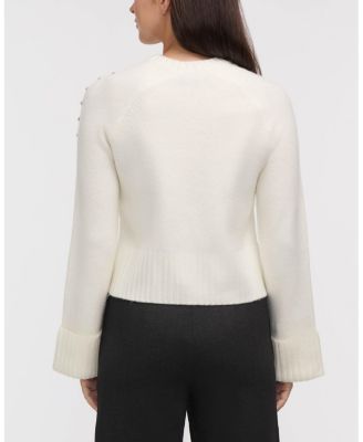 Women's Embellished Raglan Sleeve Sweater