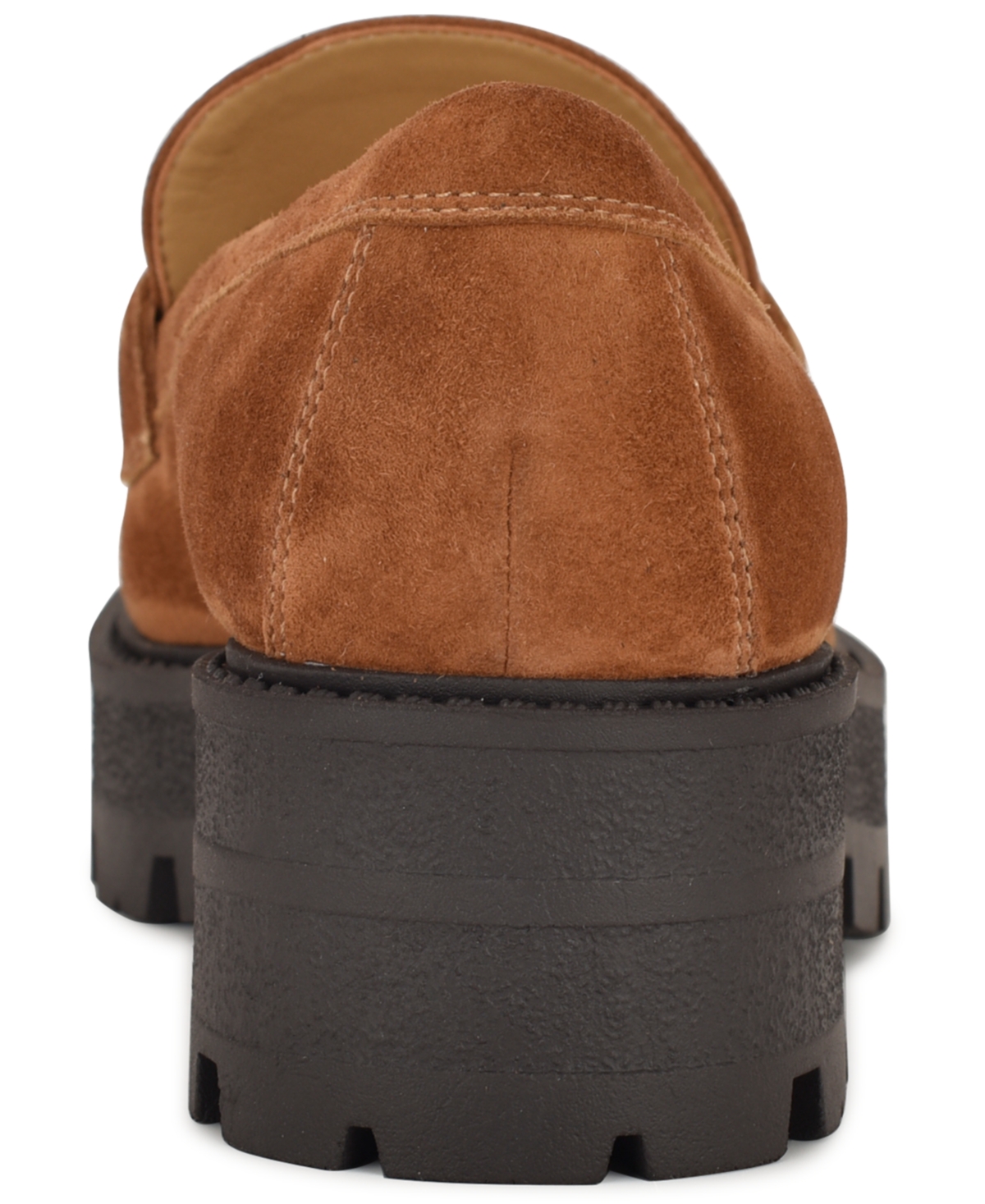 Nine West Women's Keram Chunky Lug Sole Penny Loafers