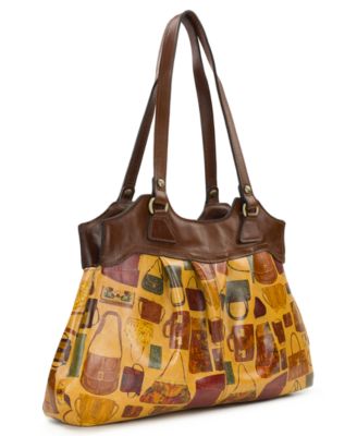 Napoli Extra-Large Leather Satchel Bag