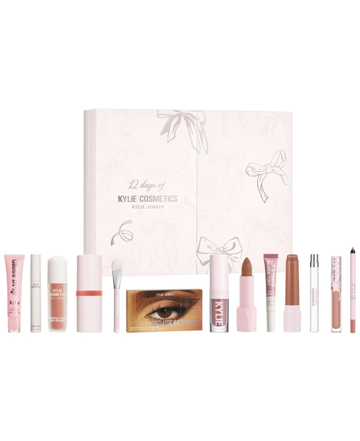 Kylie Cosmetics 12-pc. Advent Calendar Gift Set In Transparent