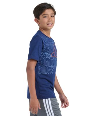 Boys' 8-20 Short-Sleeve Melange Lineage T-Shirt