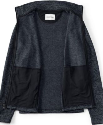 Women's Sweater Fleece Zip Front Jacket