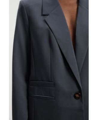 Women's Twill Oversized Blazer