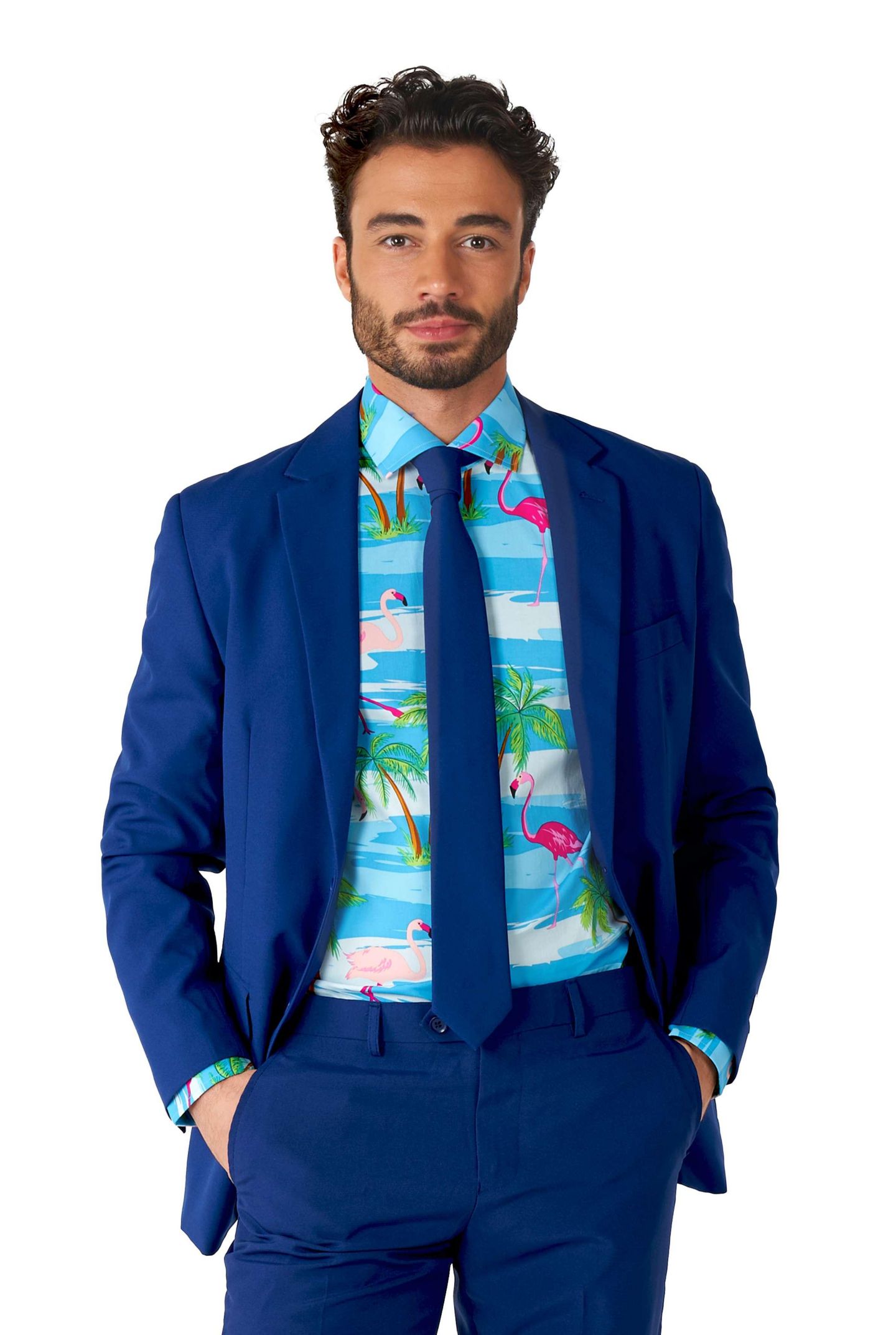 Мужская рубашка OppoSuits Shirt LS Flaminguy, цвет: Miscellaneous — фото 5