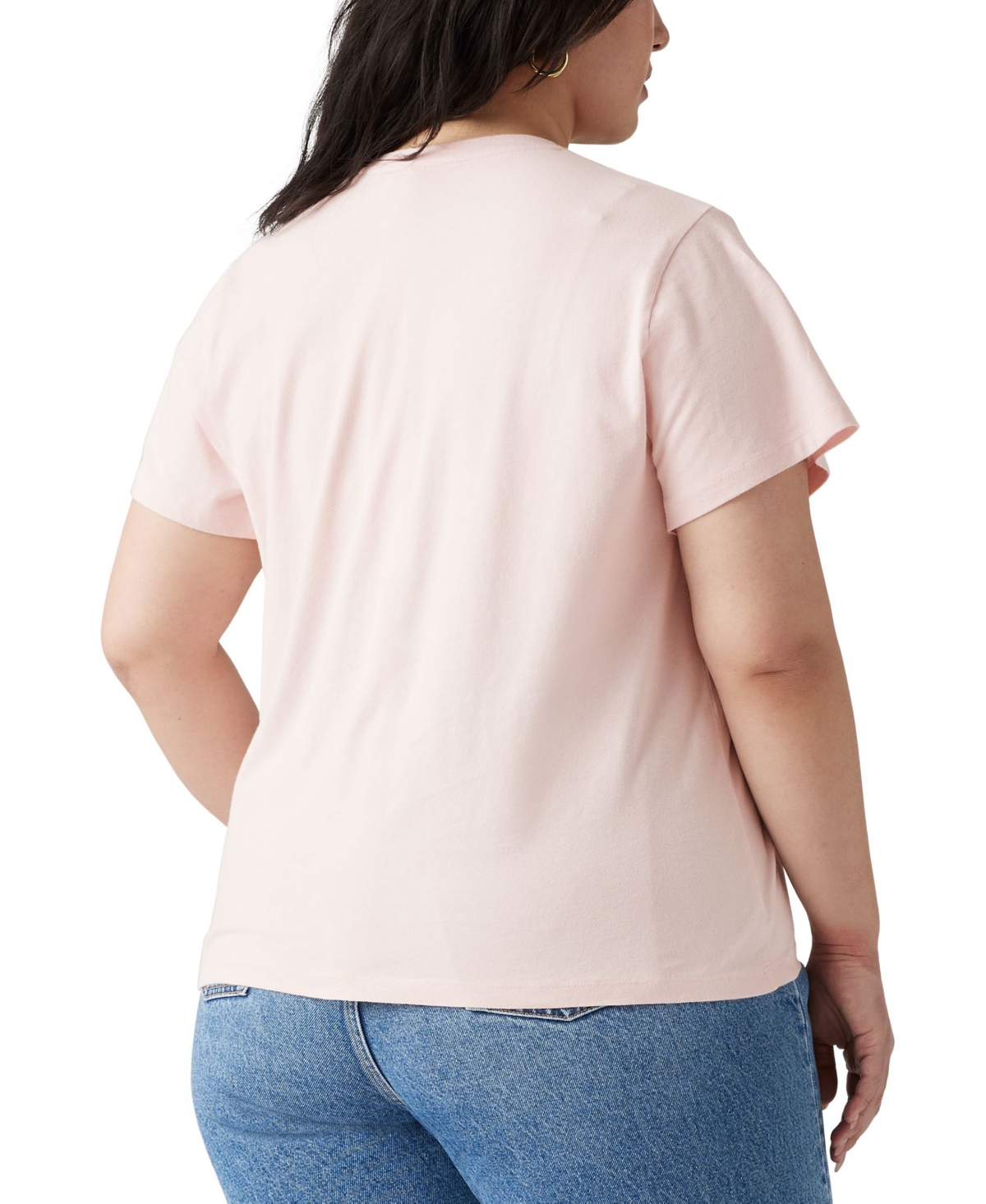 Levi's Plus Size Crewneck Perfect T-shirt In Pink