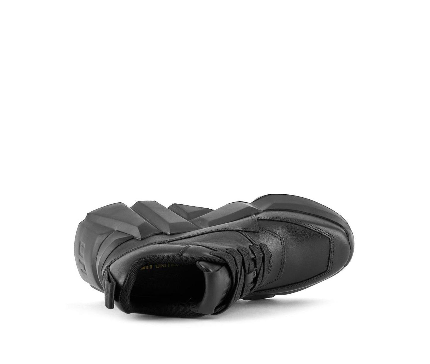 Женские кроссовки United Nude Space Kick Max с верхом из наппы и овечьей кожи, цвет: Чёрный — фото 6