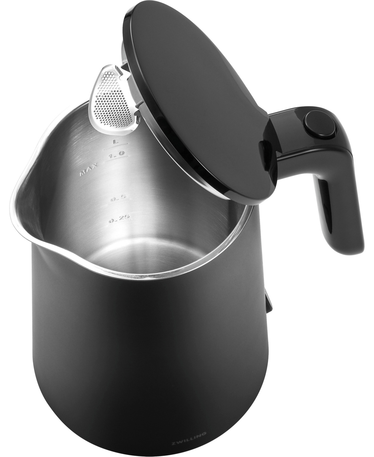 Zwilling 1-liter Cool Touch Electric Tea Kettle In Black