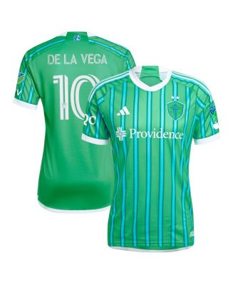 adidas Men's Pedro de la Vega Green Seattle Sounders FC 2024 The