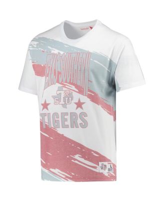 Men's White Texas Southern Tigers Paintbrush Sublimated T-Shirt