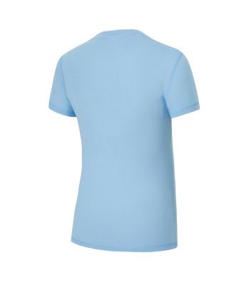 Women's 2-Piece&nbsp;Powder Blue/Navy Los Angeles Chargers Avondale T-Shirt and Pants Flannel PJ Set