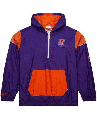 Men's and Women's Purple Phoenix Suns Hardwood Classics Team OG 3.0 Anorak Half-Zip Windbreaker Jacket