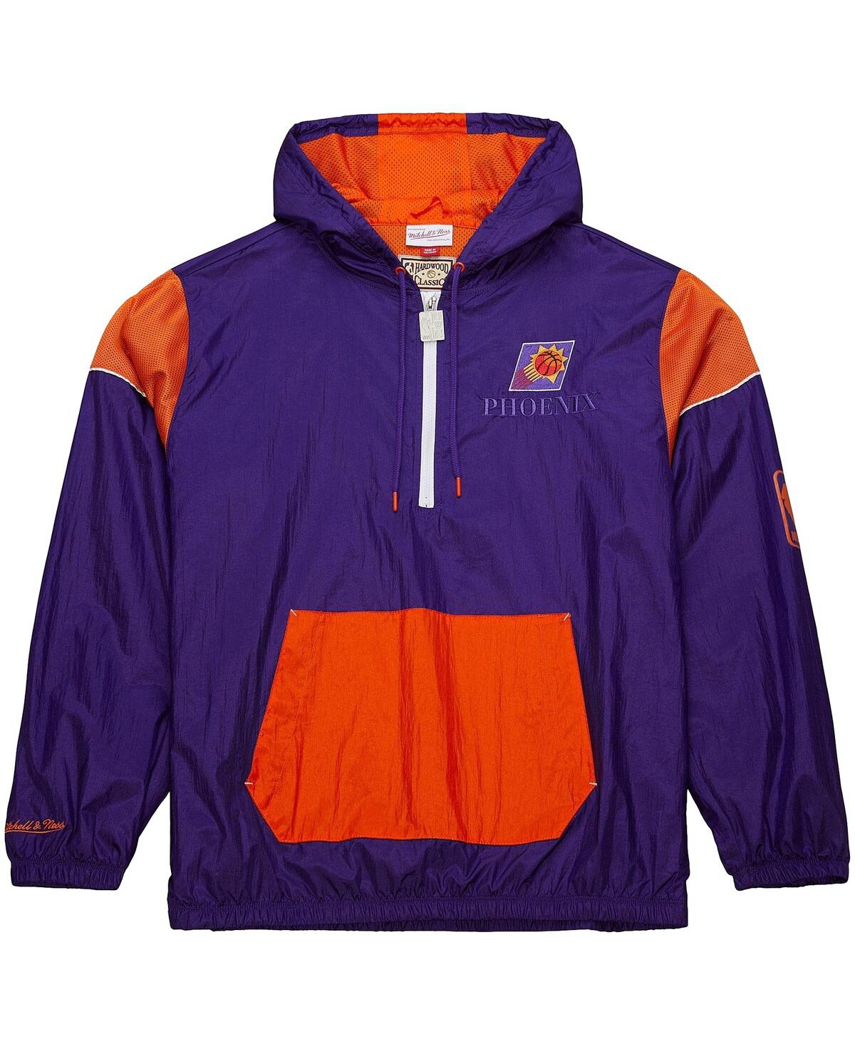 Mitchell & Ness Men's And Women's Purple Phoenix Suns Hardwood Classics Team Og 3.0 Anorak Half-zip Windbreaker Jack In Purple