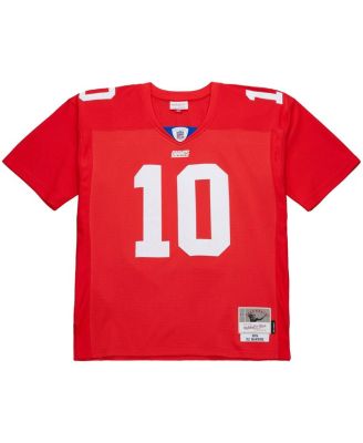 Men's Eli Manning Red New York Giants 2004 Team Legacy Retired Player Big Tall Jersey