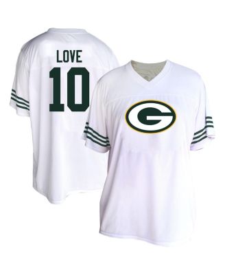 Fanatics - Women's Love White Green Bay Packers Plus Size Fashion Jersey