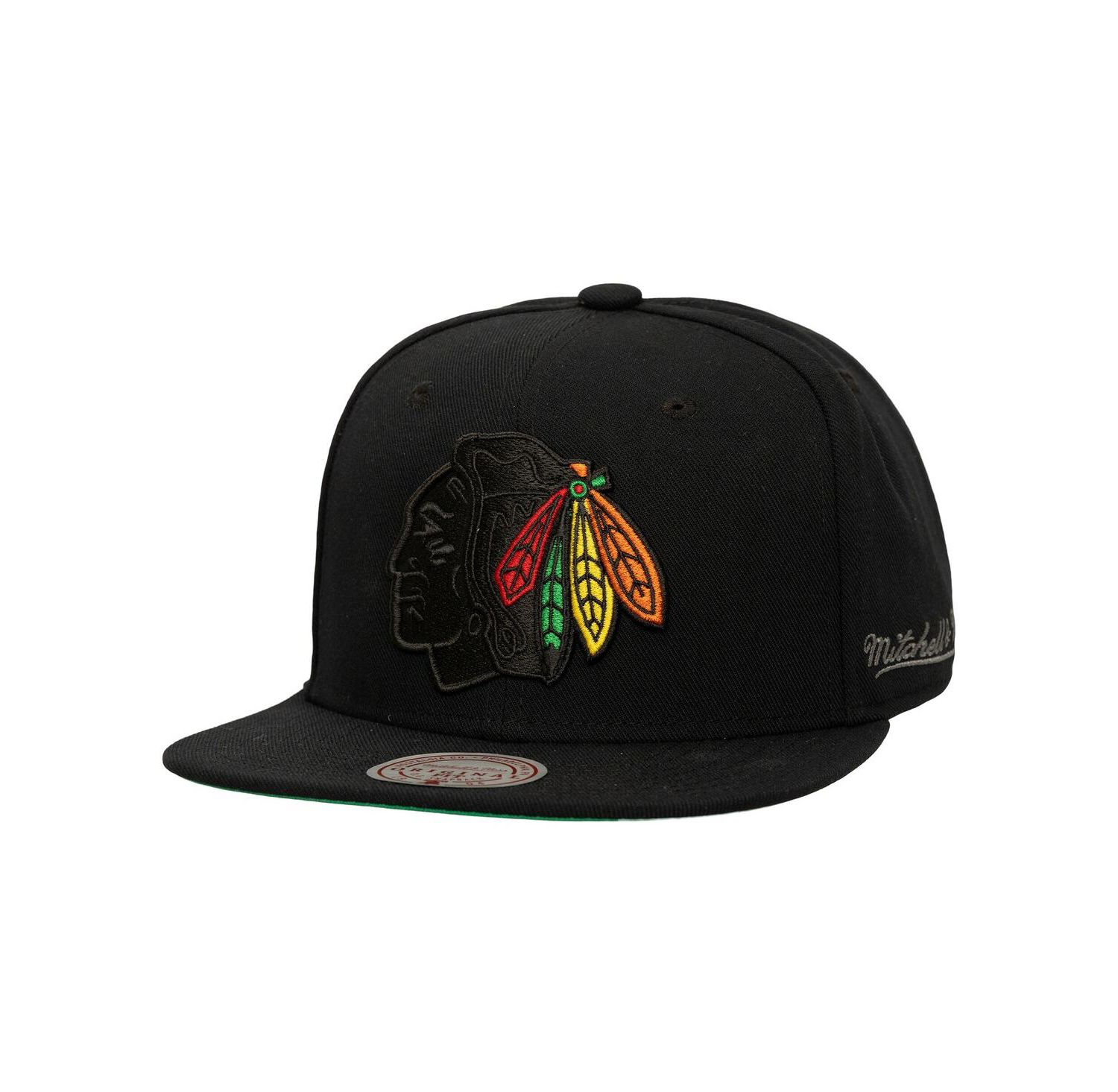 Men's Black Chicago Blackhawks Core Team Special Snapback Hat
