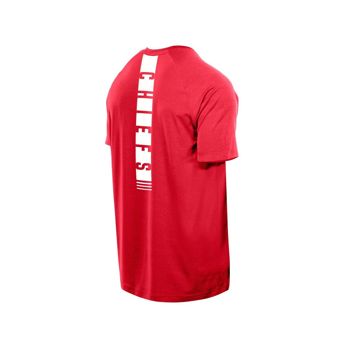 Мужская футболка New Era Red Kansas City Chiefs Functional Fandom Reflective — фото 2