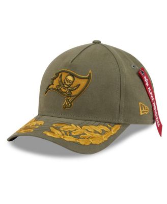 New Era - Men's x Alpha Industries Olive Tampa Bay Buccaneers A-Frame 9FORTY Adjustable Hat
