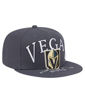 Men's Gray Vegas Golden Knights Oversized Arch 59Fifty Fitted Hat