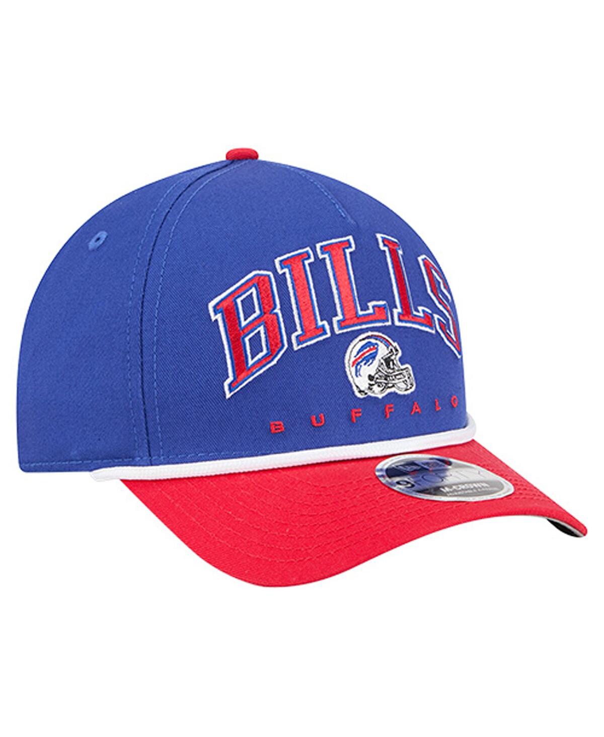New Era Men's Royal Buffalo Bills Arch Coolera 9forty A-frame Adjustable Hat In Blue