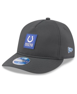 New Era - Men's Charcoal Indianapolis Colts 2025 Sideline Cold Weather Retro Crown 59FIFTY Fitted Hat