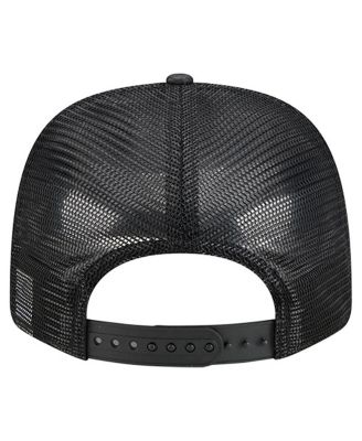 Men's Black Denver Nuggets Quilted 9SEVENTY Trucker Adjustable Hat