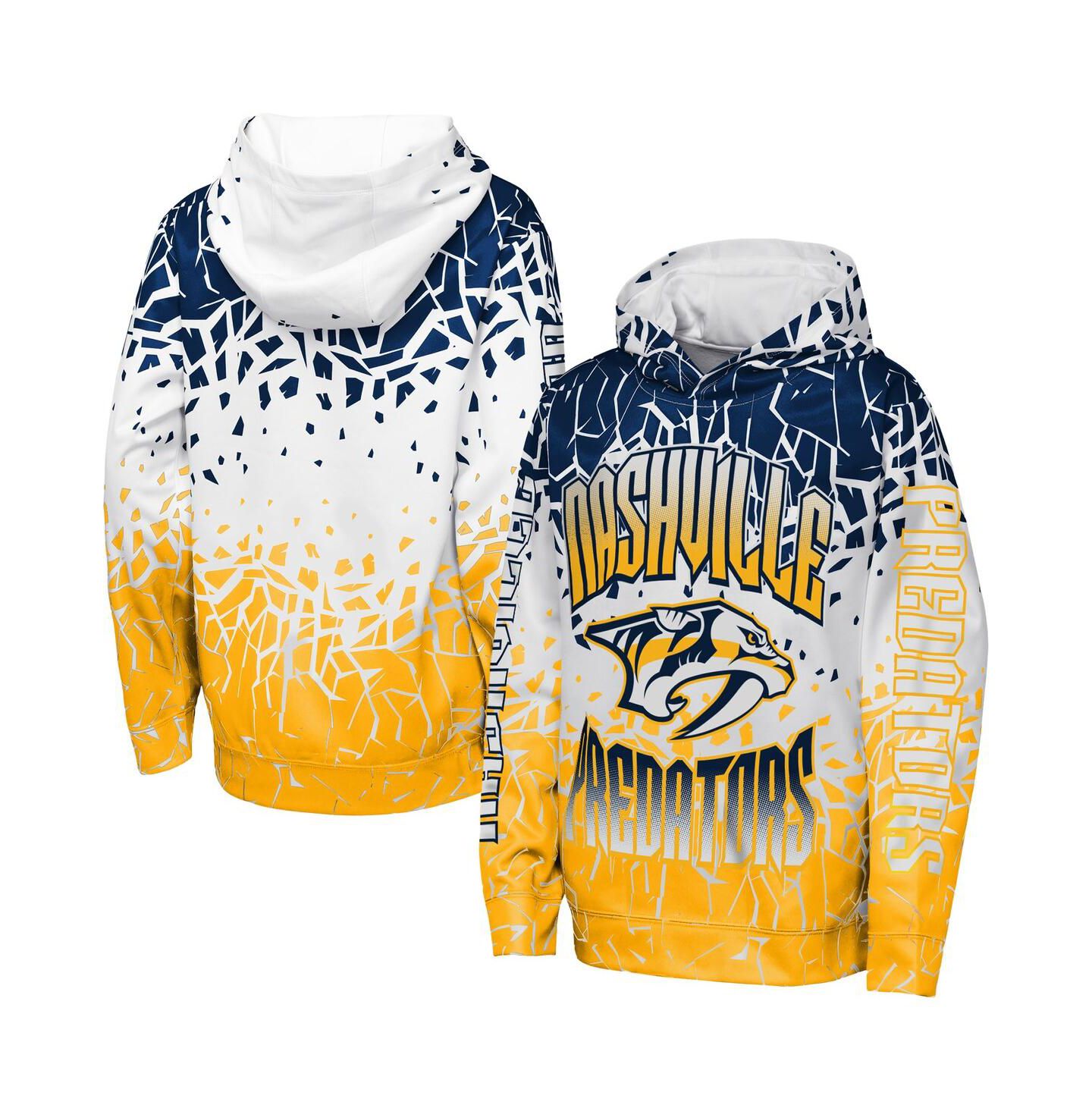 Детское худи Outerstuff Navy Nashville Predators Frozen Frenzy — фото 1