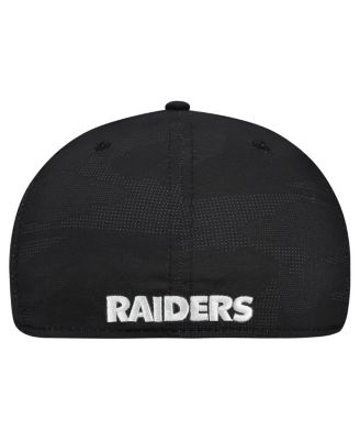 Men's Black Las Vegas Raiders Tonal Camo 39THIRTY Stretch Fit Hat