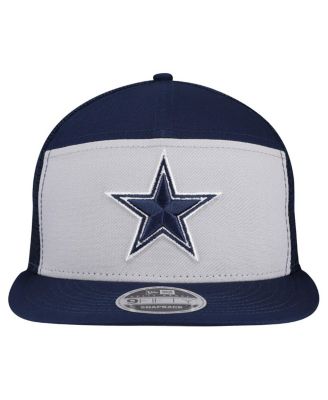 Men's Gray/Navy Dallas Cowboys Outdoor Split Panel 9FIFTY Snapback Hat