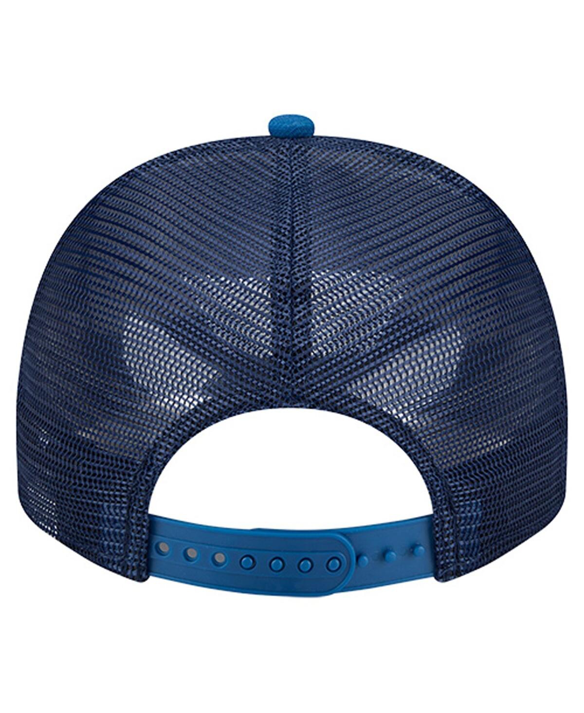 New Era Men's And Women's White/navy Minnesota Lynx Banner Foam Front 9fifty A-frame Adjustable Trucker Hat In Multi