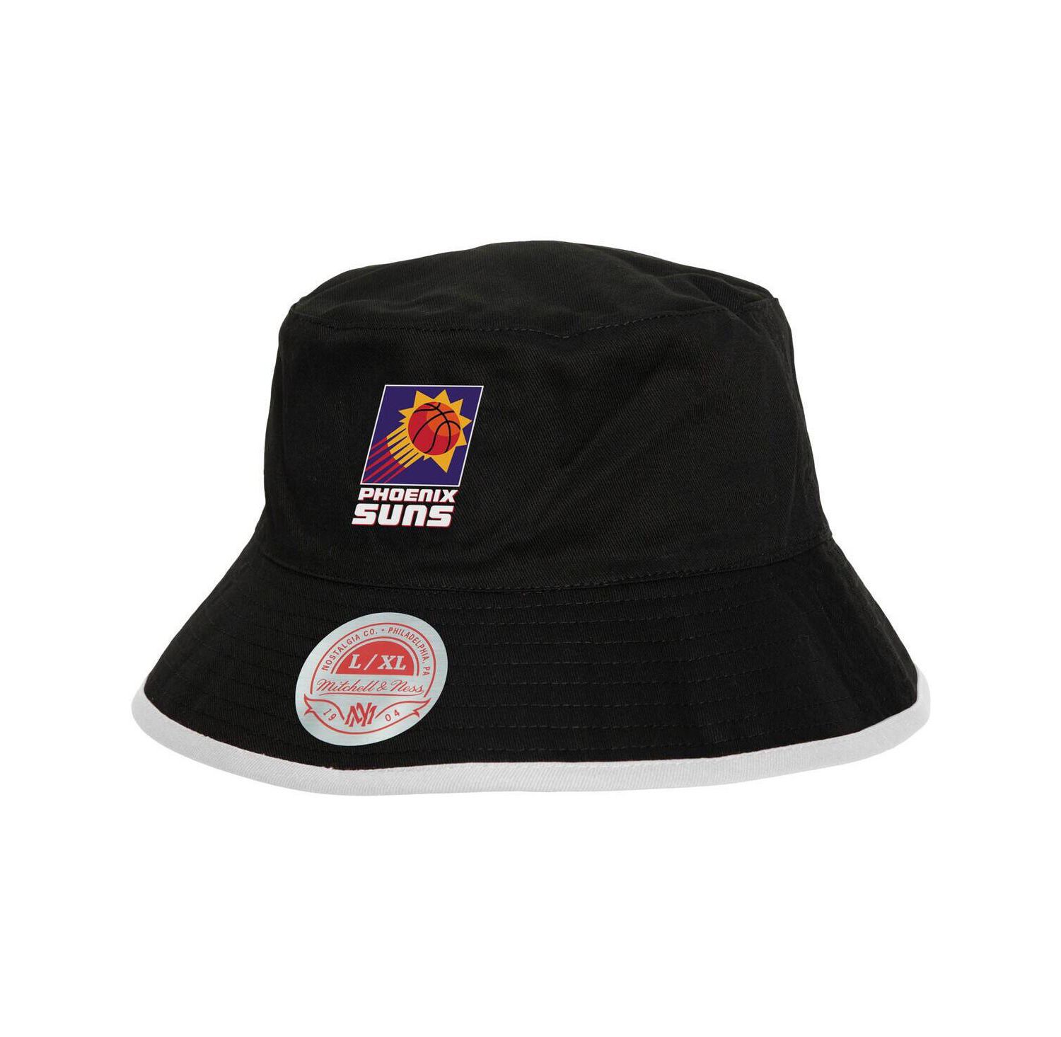 Men's Black/Purple Phoenix Suns Flip It Reversible Bucket Hat