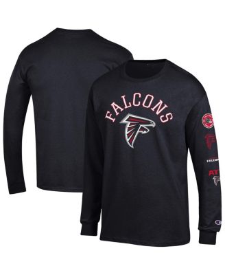 Champion - Men's Black Atlanta Falcons Seal Long Sleeve T-Shirt