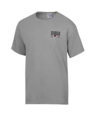Men's Gray Georgia Bulldogs Big Name T-Shirt
